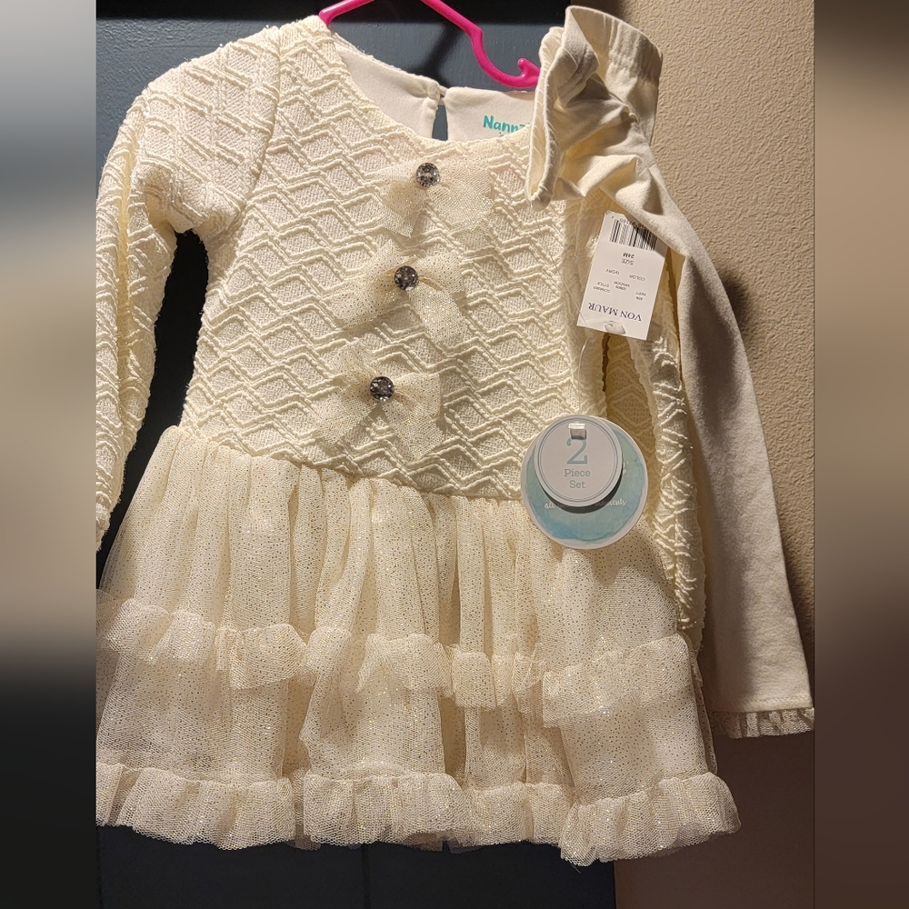 Easter outfit Cream shirt pant set